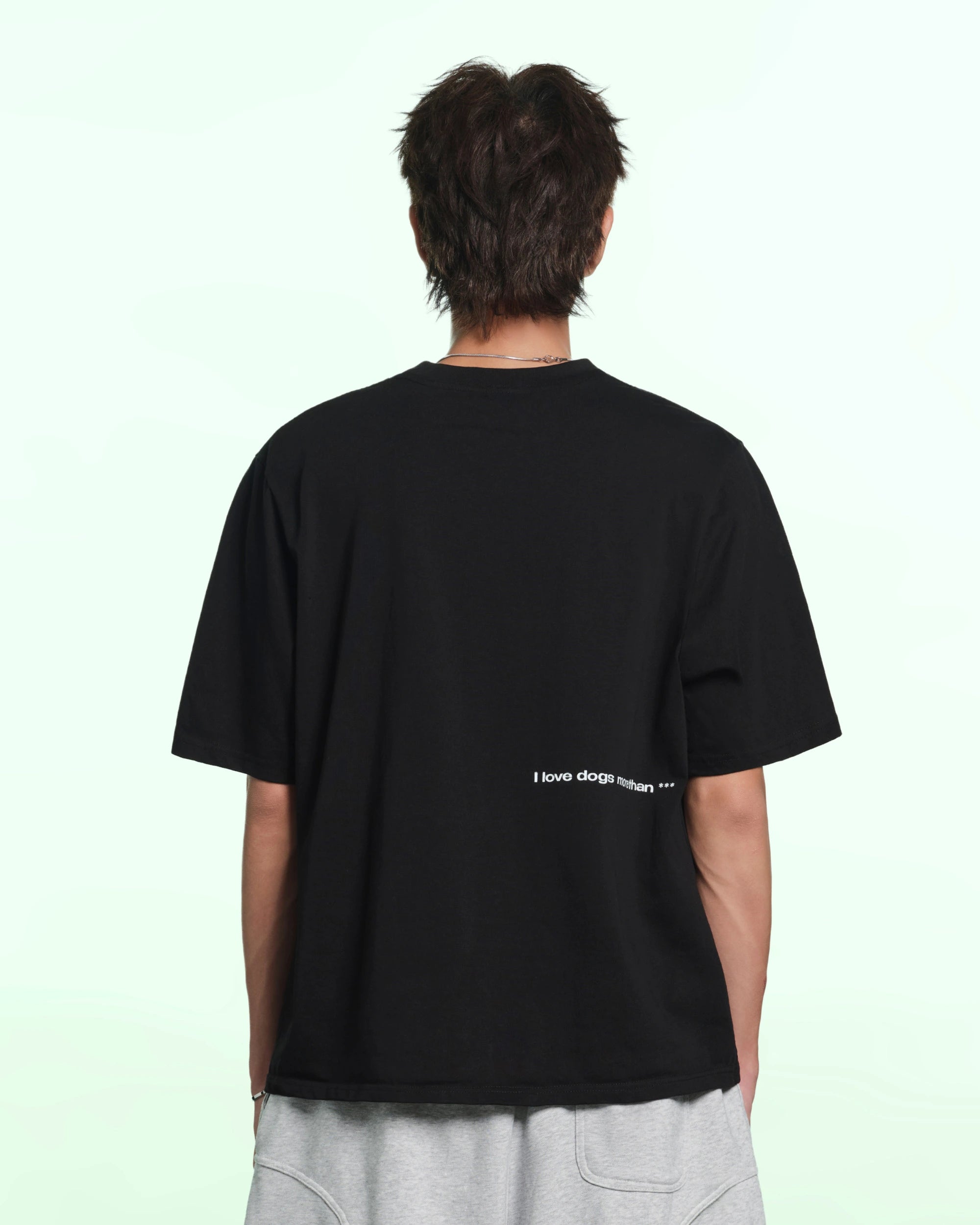 T-Shirt “I Love Dogs More Than ****” Boxy