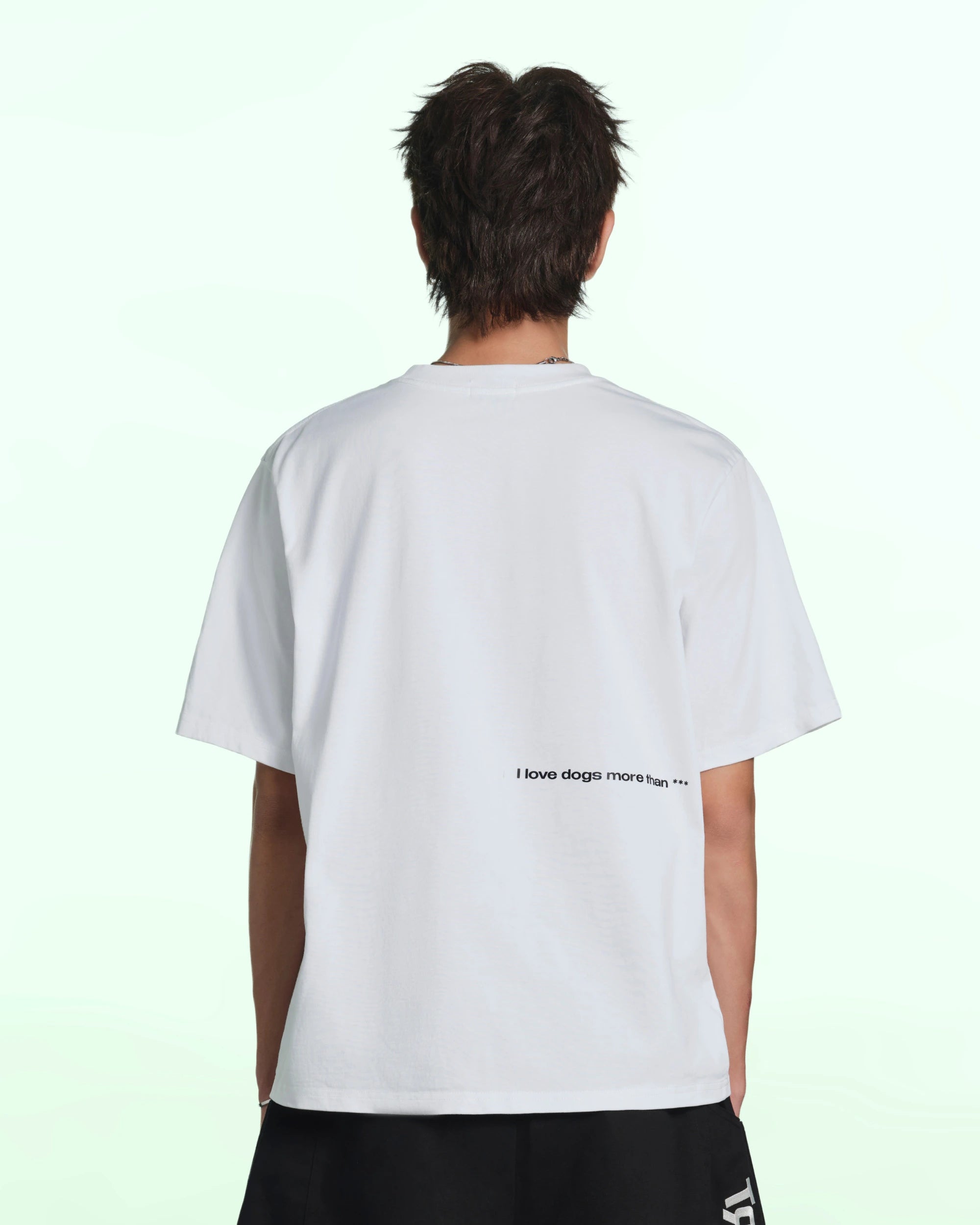 T-Shirt “I Love Dogs More Than ****” Boxy