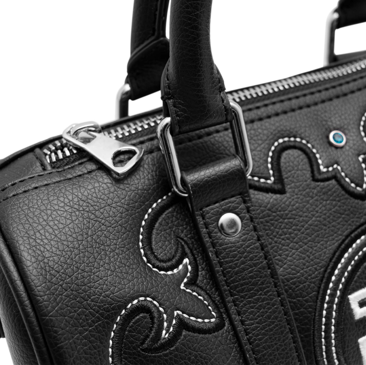 Mini Bowler Bag Black Western