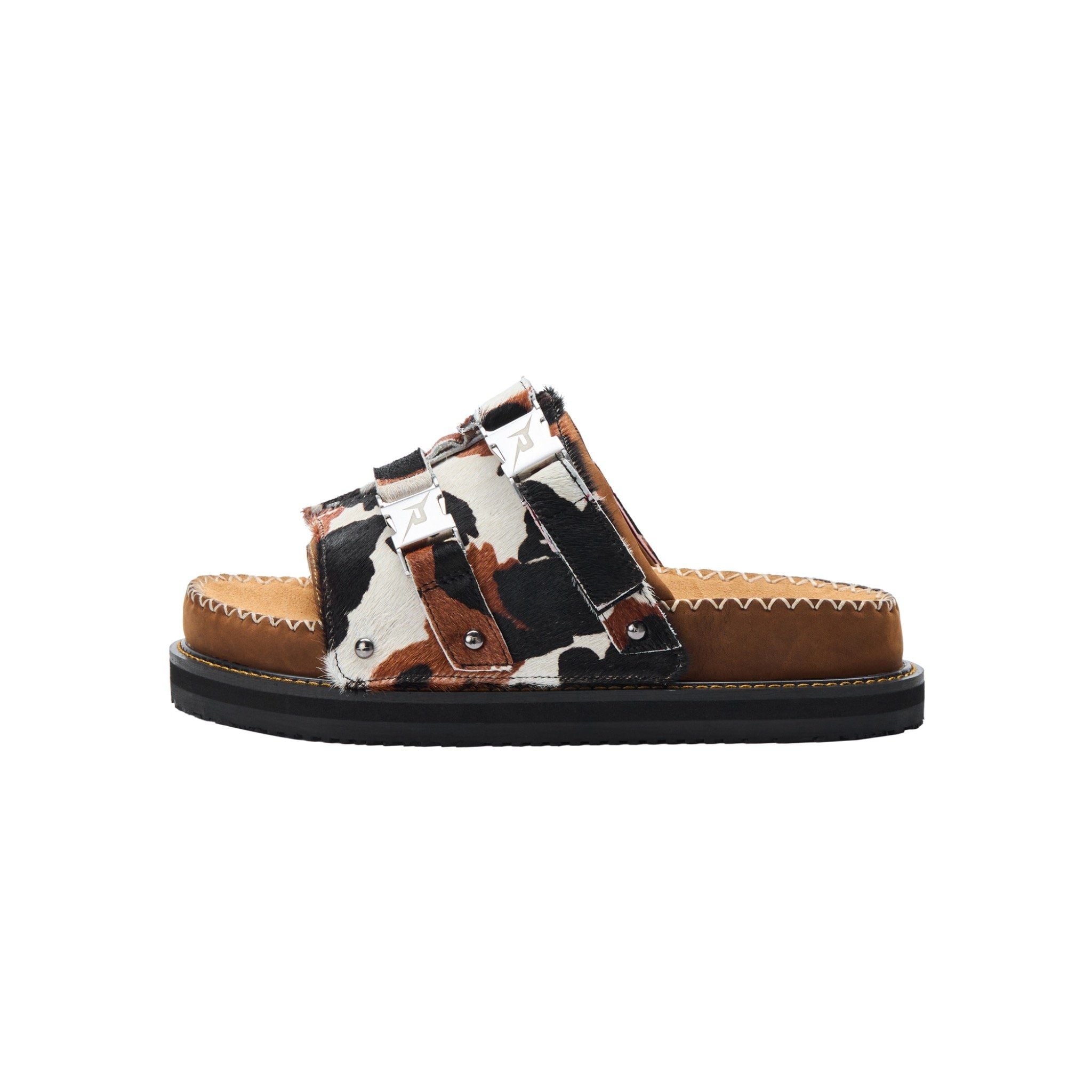 Slides Skin System Brown Leather