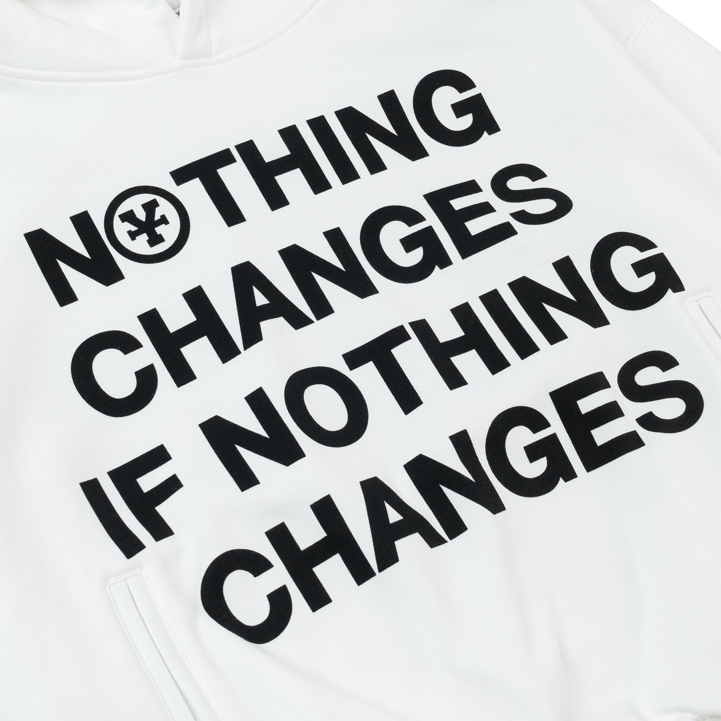 Hoodie White 'Nothing Changes'