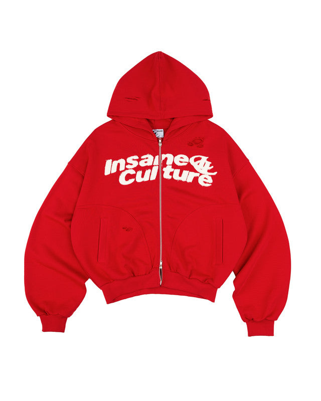Premium Heavyweight Zipper Hoodie "Insane Culture"