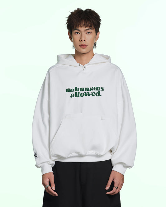 Premium Hoodie “No Human Allowed” Oversize