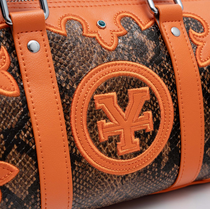 Mini Bowler Bag Orange