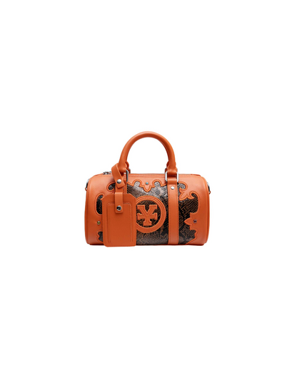 Mini Bowler Bag Orange