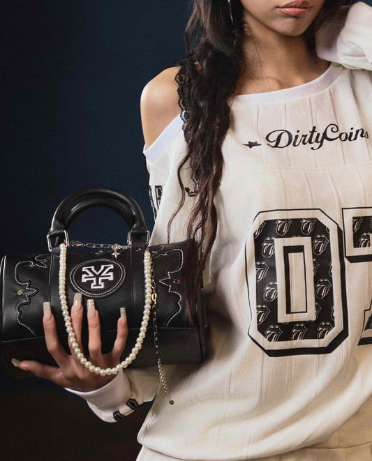 Mini Bowler Bag Black Western