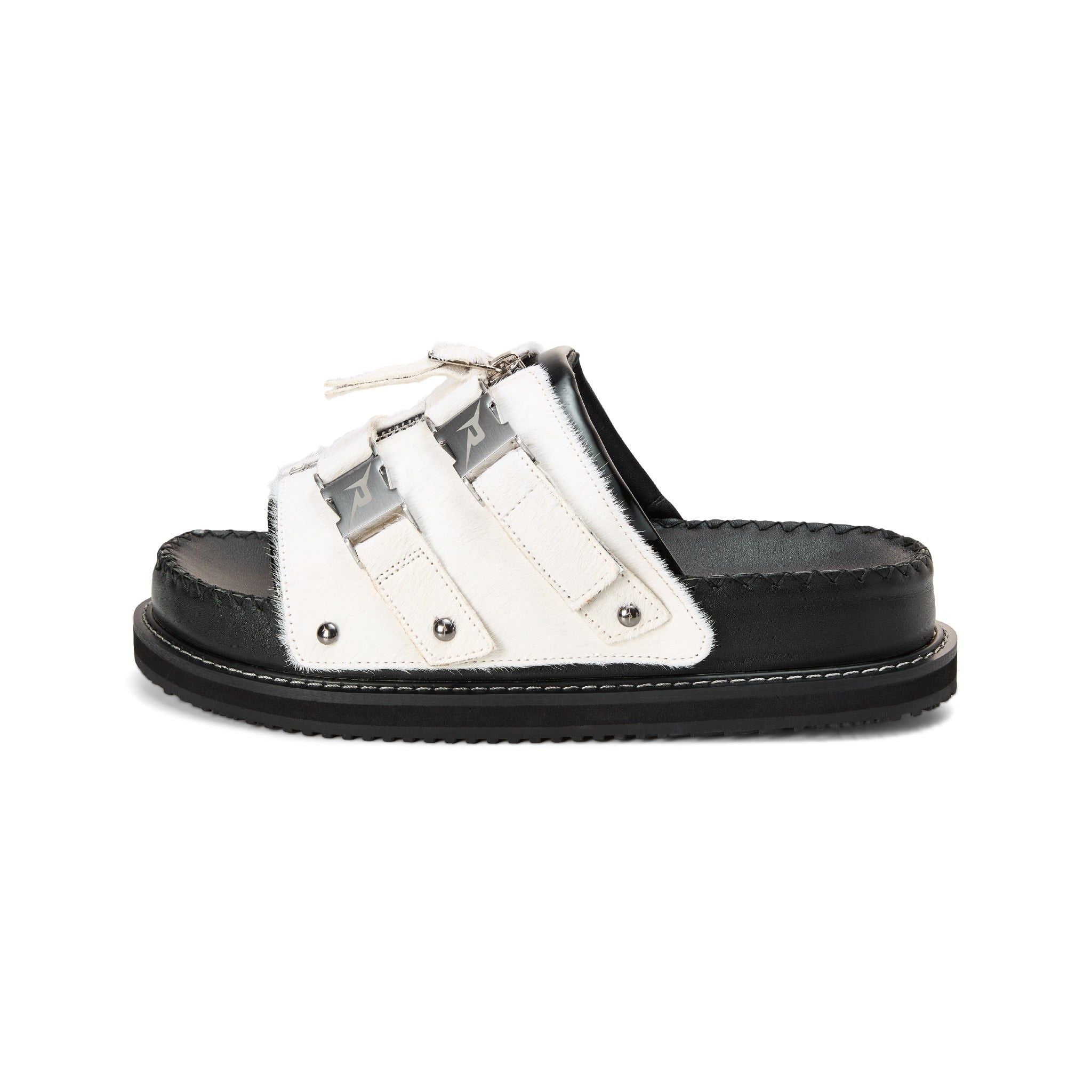 Slides Skin System Black Leather