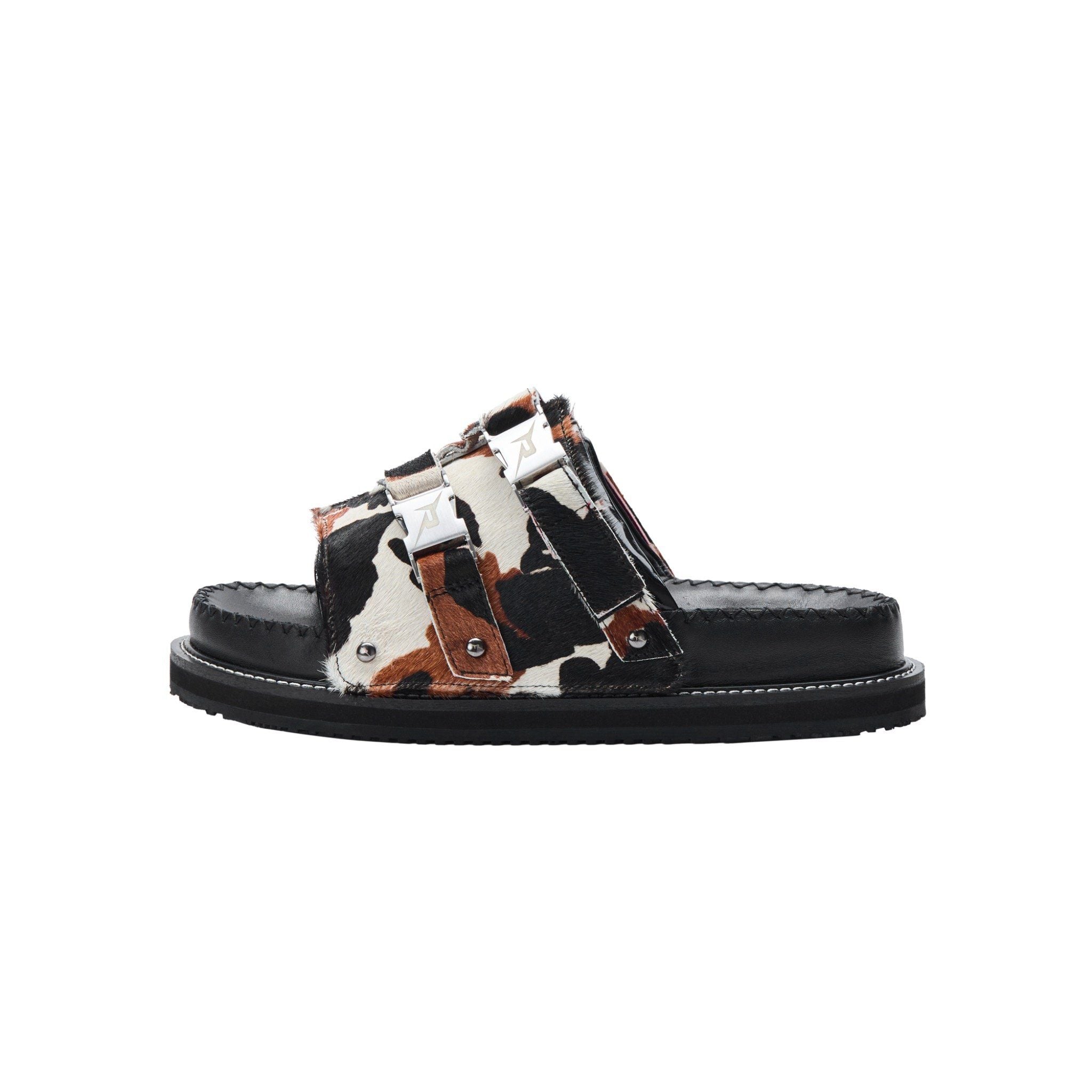 Slides Skin System Black Leather