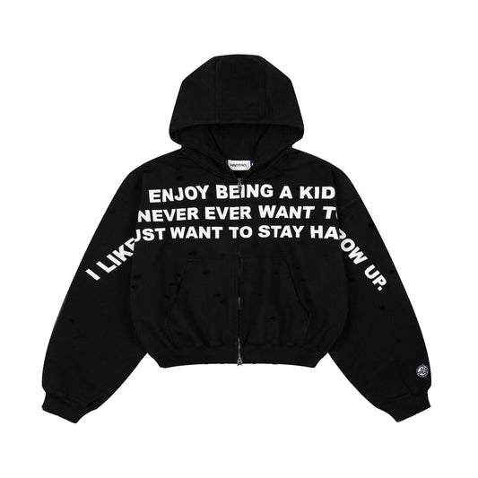 Premium Zip Hoodie "Don't Grow Up"