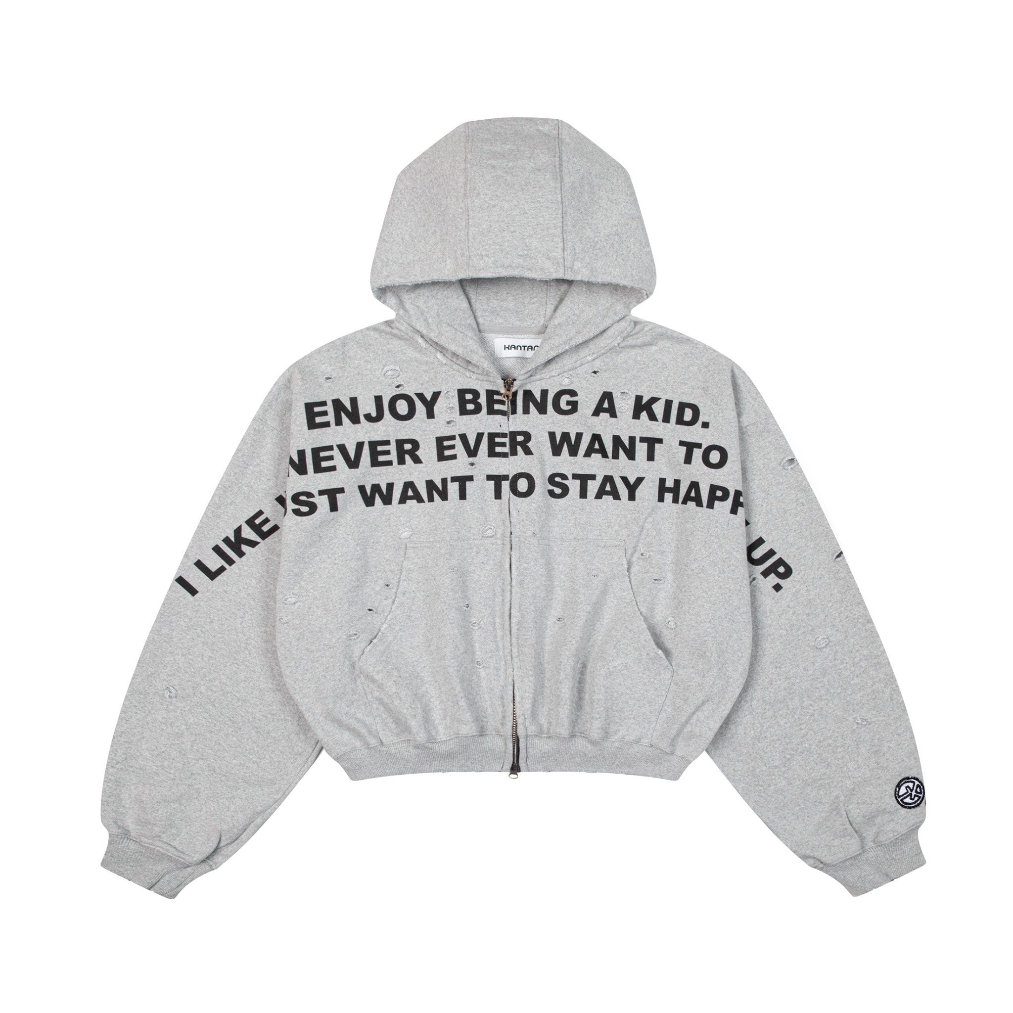 Premium Zip Hoodie "Don't Grow Up"