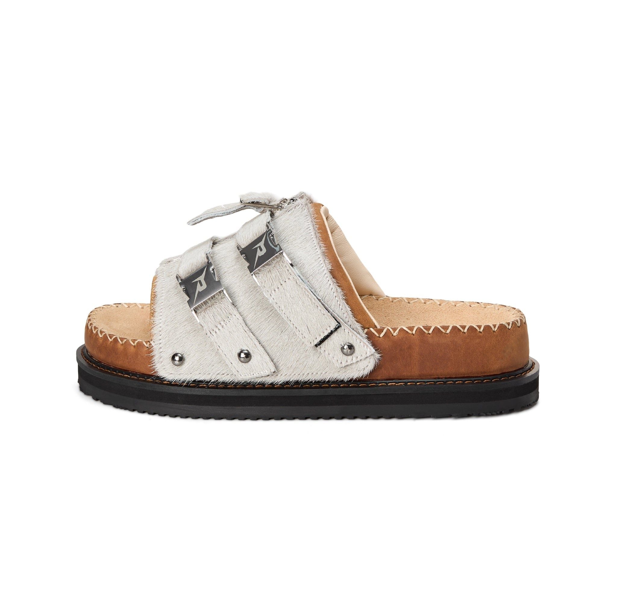 Slides Skin System Brown Leather