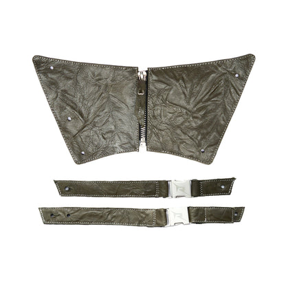 Lock Green Olive Leather