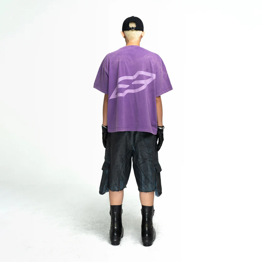 T-Shirt Washed SS Logo Boxy