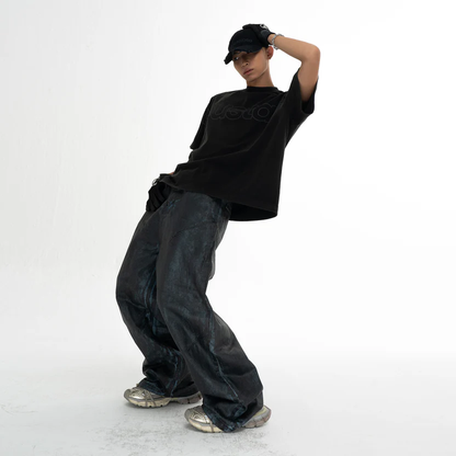 T-Shirt Washed SS Logo Boxy