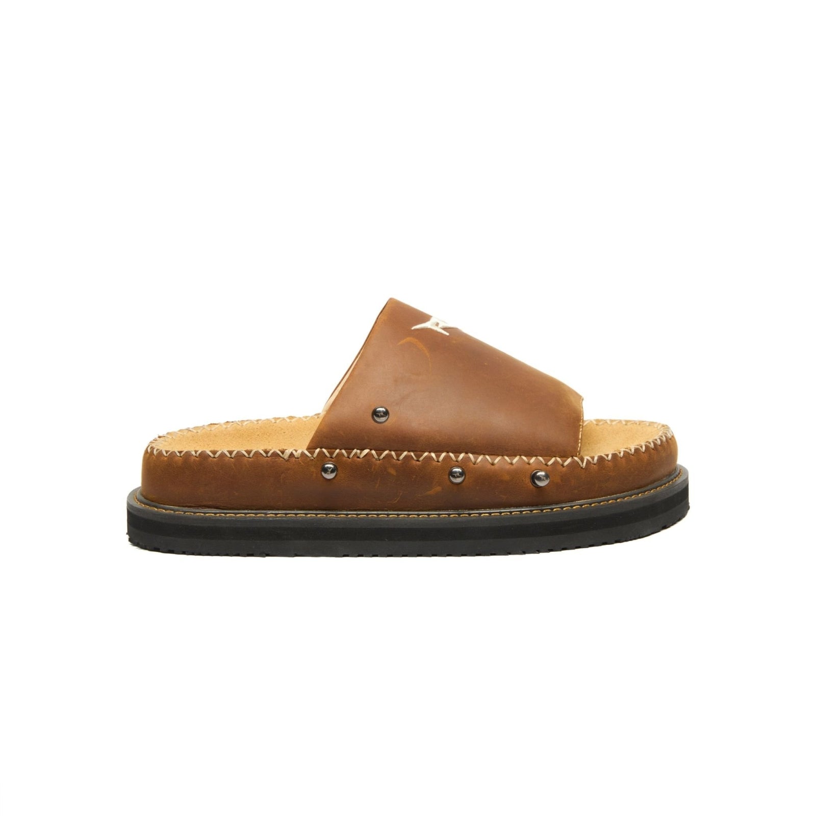 Slides Skin System Brown Leather
