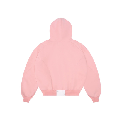 Premium  Zip Hoodie Pinky
