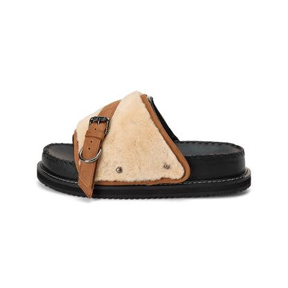 Slides Skin System Black Leather