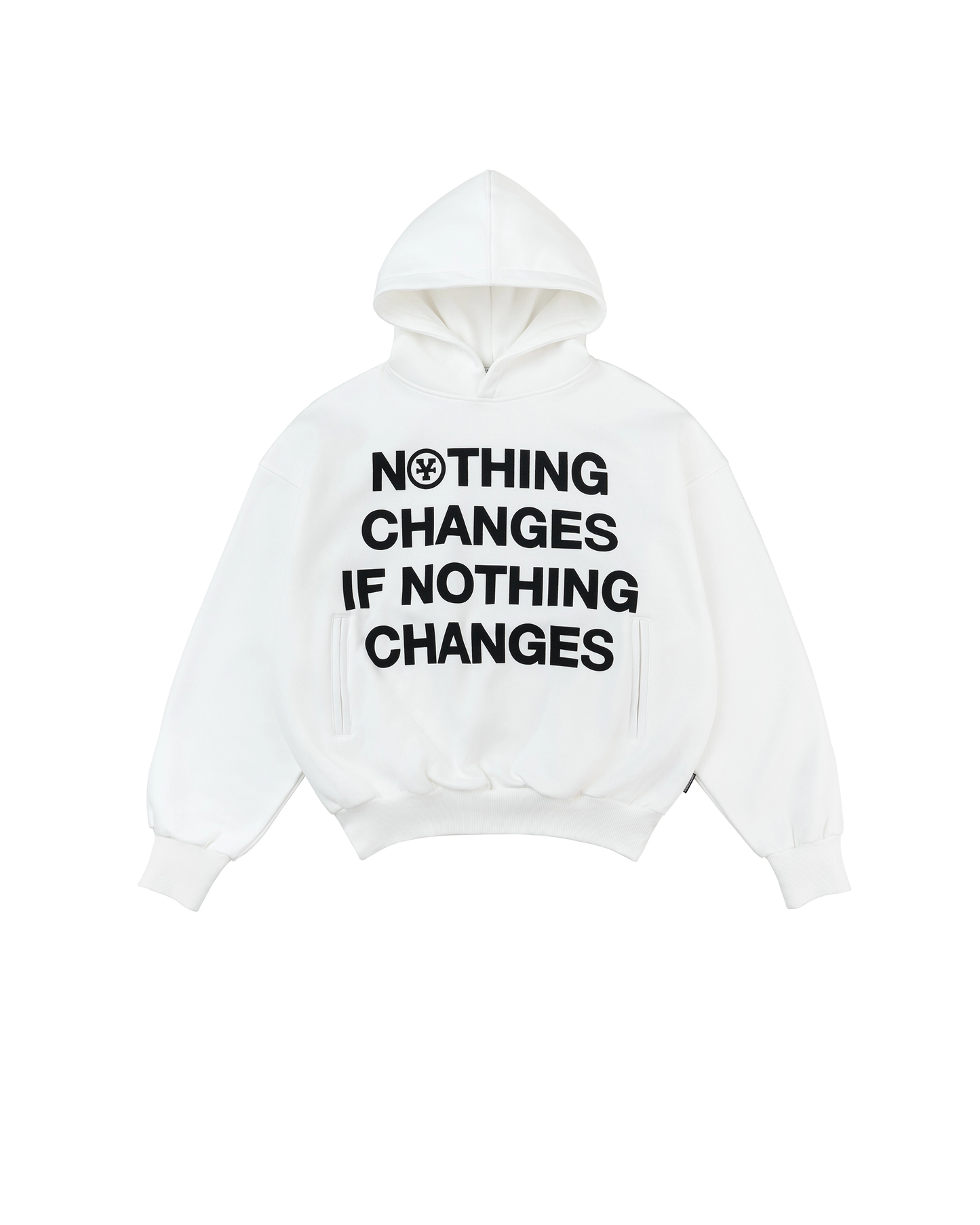 Hoodie White 'Nothing Changes'