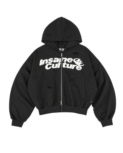 Premium Heavyweight Zipper Hoodie "Insane Culture"