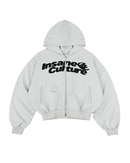 Premium Heavyweight Zipper Hoodie "Insane Culture"
